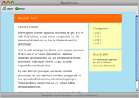 QuickPreview Layout Templates